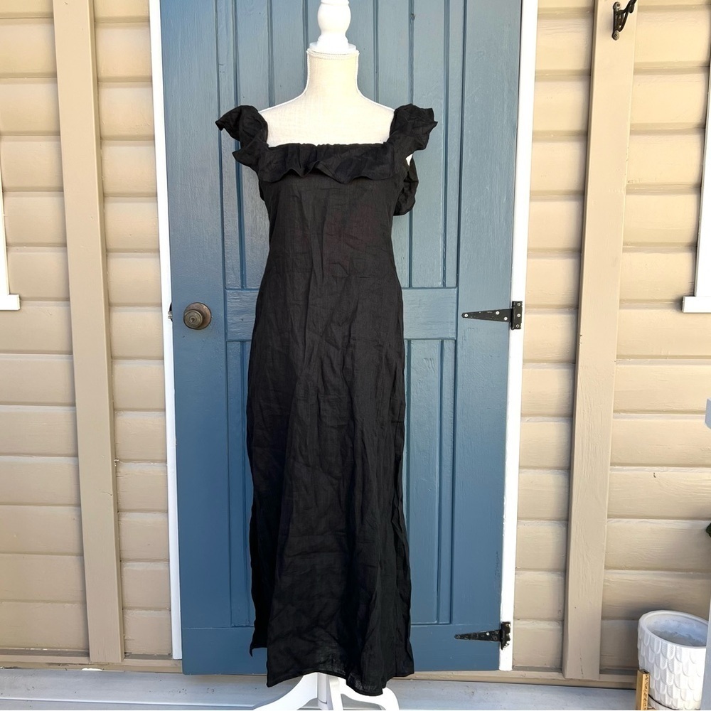 REFORMATION DRESS 100% Linen Women Size Small